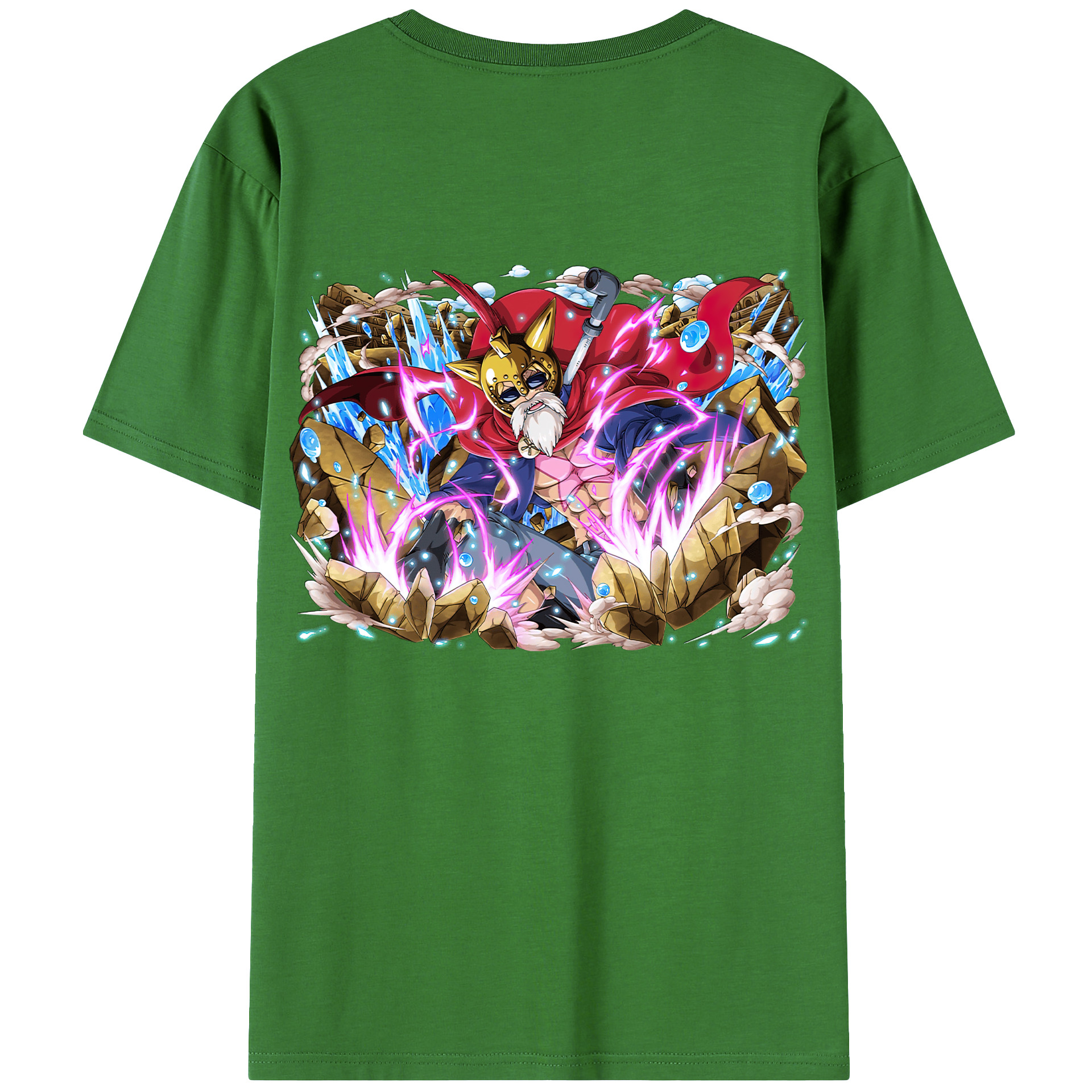 ワンピース モンキー・D・ルフィ ONE PIECE Monkey D. Luffy レディース半袖Tシャツ(バックプリント)